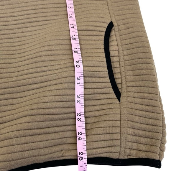 Simply Southern Mocha Ribbed Pullover Sweater Snap Collar Casual Comfy Sz S - Picture 11 of 16